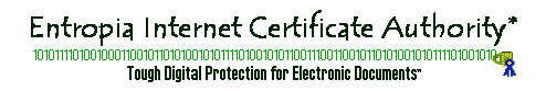 Entropia Netscape Class 2 Certificate